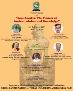 Virtual Seminar on Sage Agastya The Pioneer of Ancient wisdom and Knowledge